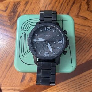 Fossil Mens Stainless Steel Quartz Chronograph Watch